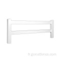 2 Rail White Vinyl Ranch Rail Horse Fence